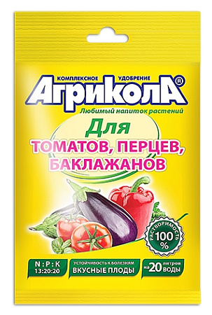 Удобрение Агрикола №3  для томатов, перцев, баклажанов 50г   *10/100
