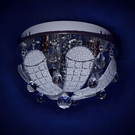 Люстра Y0799/3+3 CH Е14 3*40Вт +3*3Вт ( h=200; d=300)  VERNER LIGHTING *1