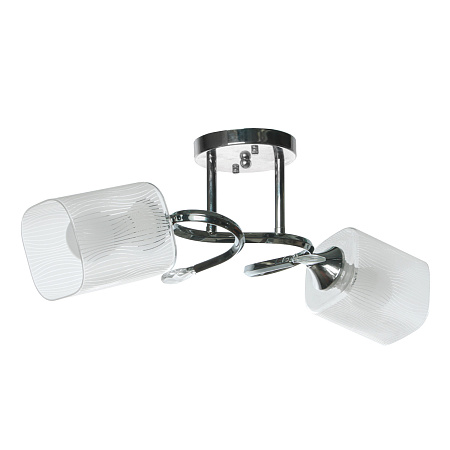 Светильник подвесной N2018/2 CH Е27 2*40Вт ( h=280; d=470) S=8м2 VERNER LIGHTING *1
