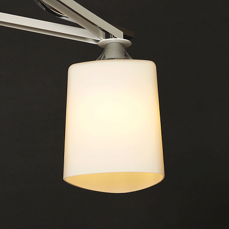 Люстра N2006/2 WT+CH Е27 2*40Вт (h=350; d=500) S=8м2 VERNER LIGHTING *1