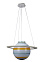 Люстра 8407 BL 32W*2+Е27 blue 600мм S=6м2  VERNER LIGHTING *1