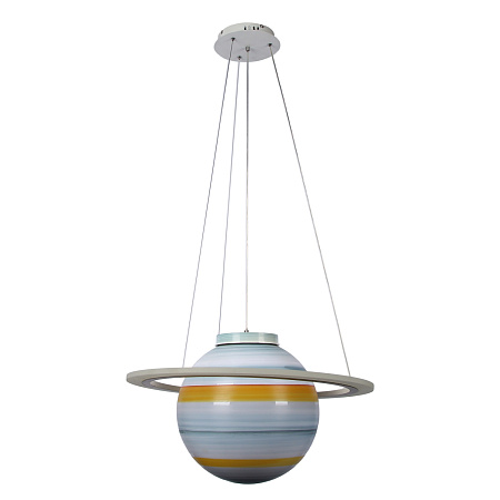 Люстра 8407 BL 32W*2+Е27 blue 600мм S=6м2  VERNER LIGHTING *1