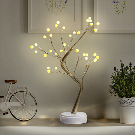 Фигура световая Жемчужное дерево 36LED 3*АА выс.45см ЕGNID-36W ЭРА Б0051949 *1/24
