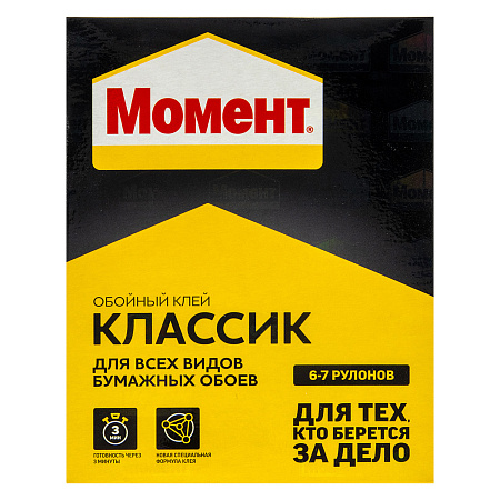 Клей для обоев бумажных 200г "Момент-КЛАССИК" 761780 40м2 *1/24