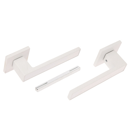 Ручка раздельная БЕЛЫЙ матовый Slim H-30111-A-WM/W Code Deco *1/18