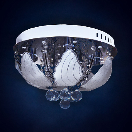 Люстра Y0886/4  CH  4*40W E14, 220V пульт (h-250; d-400)  VERNER LIGHTING *1