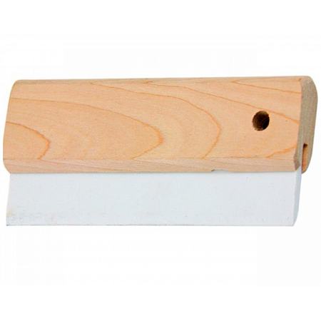 Шпатель для затирки швов 200мм резиновый ручка дерево (арт.1209220) Т4Р *1