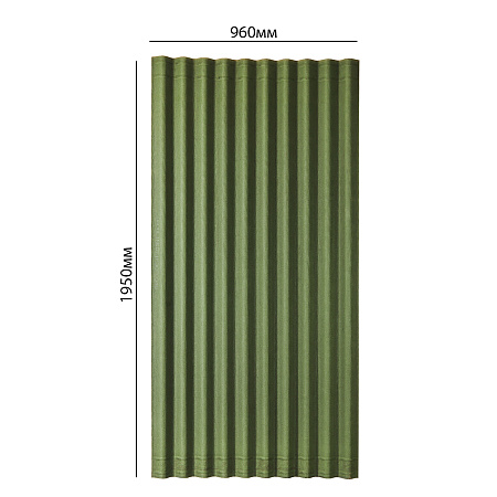 Ондулин SMART зеленый 195*95см толщина 3мм *1/300