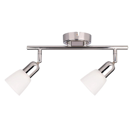 Светильник настенный (спот) 2018-2 CHR/WT E14  2*40W хром/бел VERNER LIGHTING *1/12