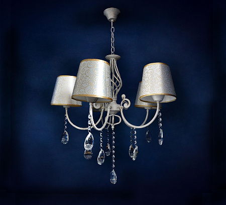 Люстра N2324/5   WG 5*40W E27 (h=850 d=600) VERNER LIGHTING *1