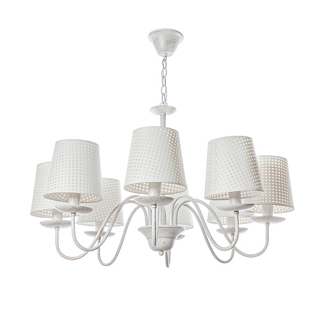 Люстра N1983/8 WG Е14 8*40Вт ( h=700; d=750)VERNER LIGHTING *1