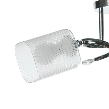 Светильник подвесной N2018/2 CH Е27 2*40Вт ( h=280; d=470) S=8м2 VERNER LIGHTING *1