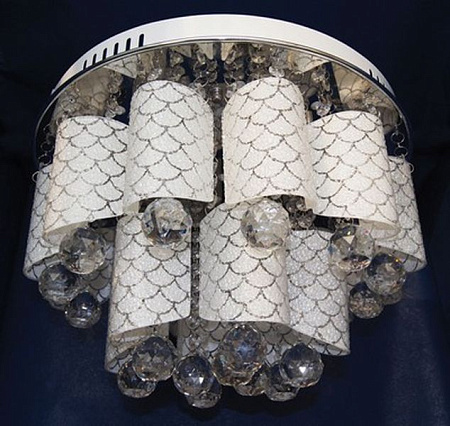 Люстра Q0119/8    Паруса   8*20W G4-12V  (h=280, ф=450) S=20м2 VERNER LIGHTING *1
