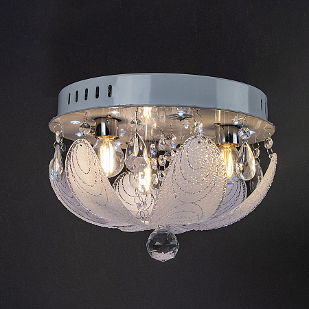 Люстра Y0833/3+3 CH Е14 3*40Вт +3*3Вт ( h=200; d=300)  VERNER LIGHTING *1