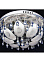 Люстра S0357/5    Мечта  5*60W  E14   220V  (h=250, диам=420) S=20м2 VERNER LIGHTING *1