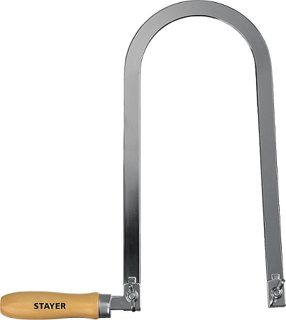 Лобзик ручной 130*250мм хромированный (без полотна) STAYER COBRA *1/10