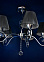 Люстра N2085/5 CH 5*40Вт Е27 ( h=530; d=670)  VERNER LIGHTING *1