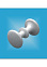 Ручка КНОПКА РК1-7 белая пластмасса  Кунгур *25/250