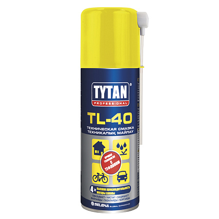 Смазка универсальная аэрозоль  "TYTAN TL-40" 150мл 15900  *1/12