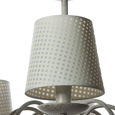 Люстра N1983/8 WG Е14 8*40Вт ( h=700; d=750)VERNER LIGHTING *1