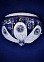 Люстра Y0838/3+3 CH Е14 3*40Вт +3*3Вт ( h=200; d=300)  VERNER LIGHTING *1