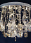 Люстра Q0083/11    Кружева   11*20W G4-12V  (h=300, ф=500)  VERNER LIGHTING *1