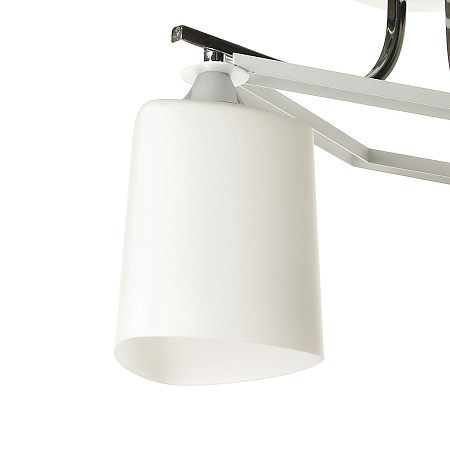 Люстра N2006/2 WT+CH Е27 2*40Вт (h=350; d=500) S=8м2 VERNER LIGHTING *1