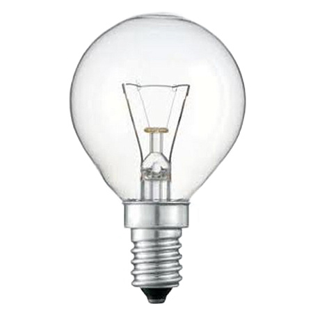 Лампа накаливания 60W Е14 шар прозрачная TDM SQ0332-0003 *10/100