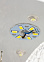 Люстра Y0833/3+3 CH Е14 3*40Вт +3*3Вт ( h=200; d=300)  VERNER LIGHTING *1
