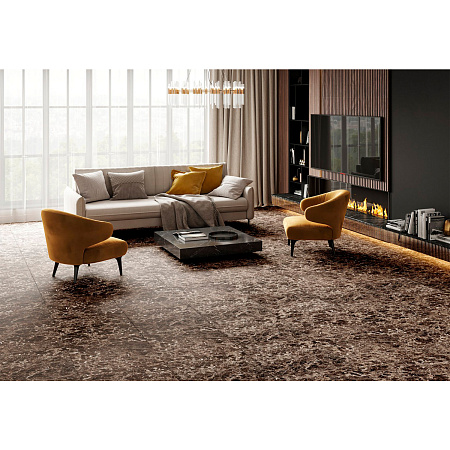 Керамогранит Imperador грес глаз. коричневый 600*600*9.5 (0,364=1,44*30)  GT60600604MR *1,44 / 43.2