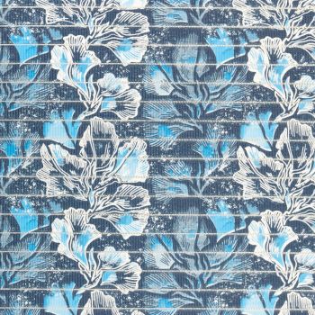 Коврик для ванной ПВХ шир. 50см х15м "V-line" Виктория 7276-K-01TW-TU-301 Цветочный узор *15