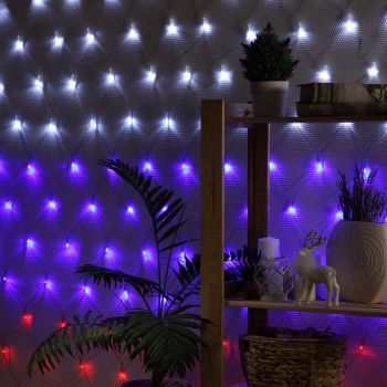 Гирлянда Сеть 1,6м*1,6м "Флаг России" LED-144-220V,  ТРИКОЛОР 1585762 *1/80