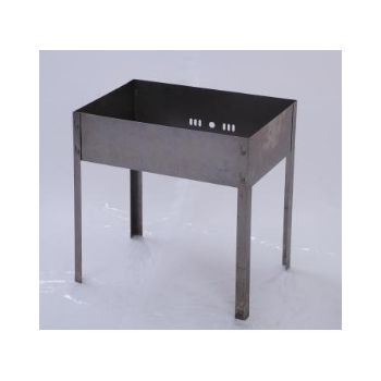 Мангал металл.разборн."Отдых" 500х300х135мм выс.500мм толщ.ст.0,8мм (Екатеринбург) *1/5