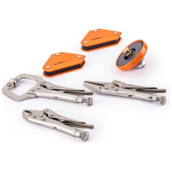 Приспособление для сварки: угольник магнит/клемма магнит/струбцина MULTI-6 FoxWeld*1/12