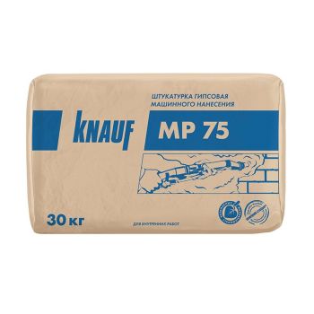 Штукатурка гипсовая МП 75 машинного нанесения 30 кг КНАУФ *1/40
