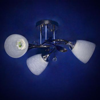 Люстра А2224/3 CH Е27 3*40Вт (h=240; d=420) S=12м2 VERNER LIGHTING *1