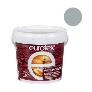 Защитно-декоративное покрытие для древесины акриловое утренний туман 0,9 кг Eurotex *1/6/384
