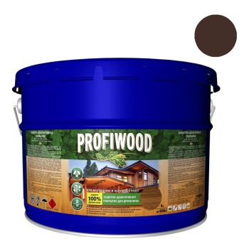 Защитно-декоративное покрытие для древесины алкидное палисандр 8 кг PROFIWOOD *1/44