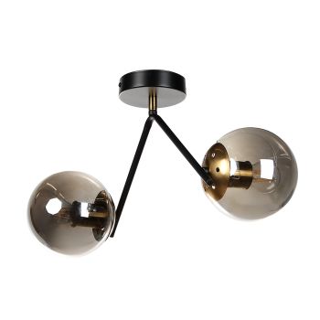 Люстра N36378/2 BK+СОР 2*40W E27 220V (l-430; w-150; h-240)  VERNER LIGHTING *1