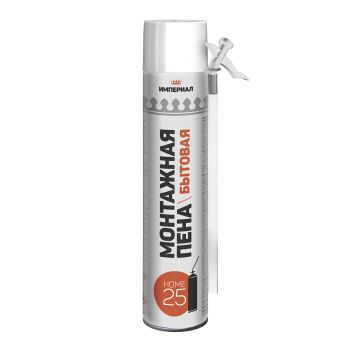 Пена монтажная бытовая 1000мл/393гр всесезонная Империал HOME 25 Технониколь. до 25 л *12/504