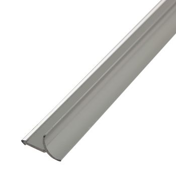 Профиль для отделки внутренних углов ПК  06-01.01лп 12мм 2700мм серебро глянец Лука *5
