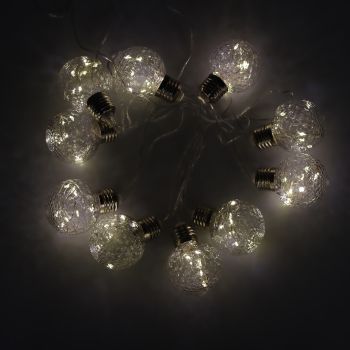 Гирлянда Нить 3м 80LED белое теплое Лампочки шары прозрачная нить IP20 6929866 *1/60