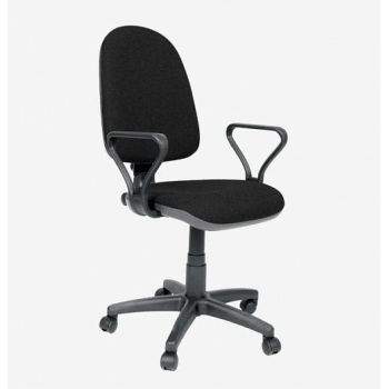 Кресло компьютерное Престиж 450x560xh910 САМБА ткань В-14 черный *1