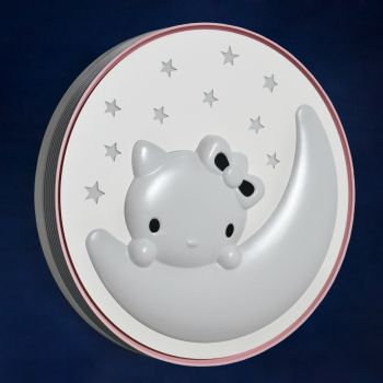 Светильник светодиодный акриловый 400мм 60W 8963/30W*2 LED 3 реж(т. и х.свет,смеш) white пульт VERNER LIGHTING *1/10