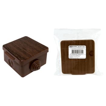 Коробка распаячная 4 вх. ОП D65х65х50мм  IP54  букTDM SQ1401-0611 инд. штр-код *1/45