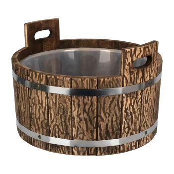 Ушат "шайка" 15 л, липа, "Банные штучки" в кор./1