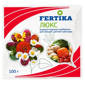 Удобрение для овощей, цветов и рассады 100г ФЕРТИКА ЛЮКС *10/50