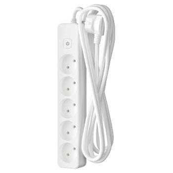 Удлинитель 5 розеток 5м б/з выкл ПВС 2*0,75мм2 10А мощ.нагр 22000Вт10-55S Фотон 21206  *1/20