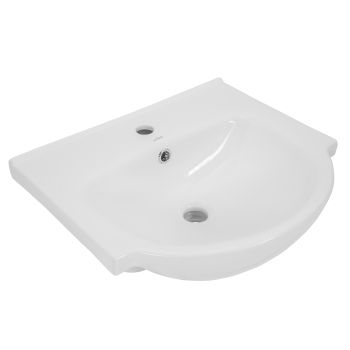 Раковина NATI 50 встраиваемая, с 1 отв, белый S-UM-NAT50/1-w Cersanit *1/21