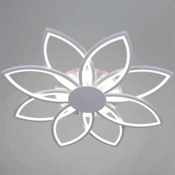 Люстра 09877-0.3-08 WH (RGB) LED ПДУ	ИК ПДУ 3000-6200К S=38м2  *1
